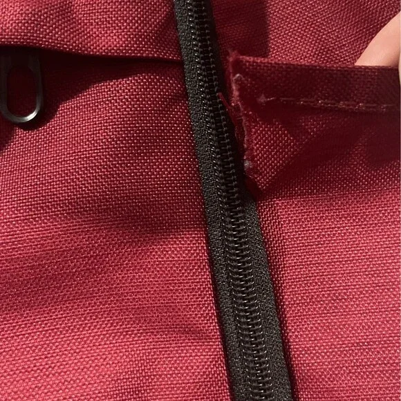 Nike Training Brasilia Gym School Backpack Poly RED Bookbag Travel FLAW - Picture 6 of 10